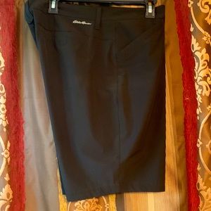 Eddie Bauer Black Shorts - Size 16 - Excellent Condition